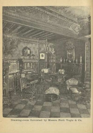 Drawing-room furnished by Messrs. Ferd. Vogts & Co.