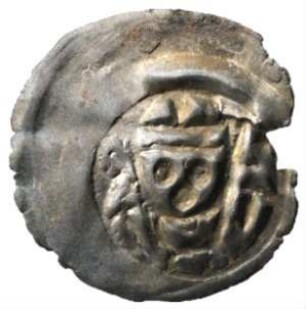 Fundmünze, Brakteat, 1257 - 1285