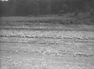 Inspektion der Ufer des Edersees oberhalb der Talsperre