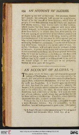 An account of Algiers