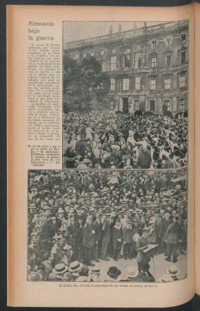 Alemania bajo la guerra