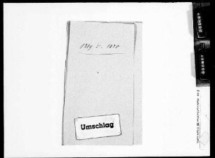 Stellen und Personal (1819-1820)