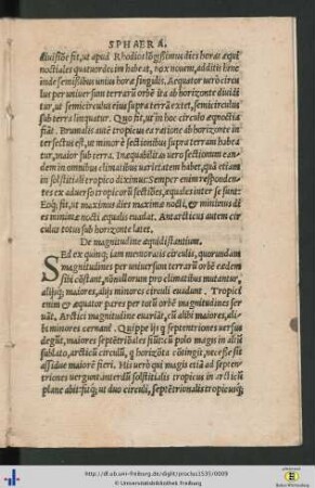 De magnitudine aequidistantium.
