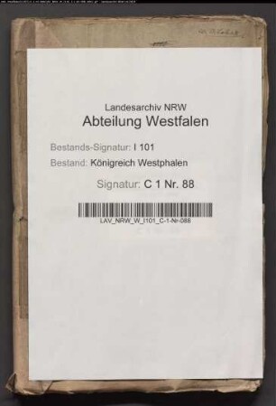 Aufnahme und Revision der Populationslisten; desgl. des Viehbestands