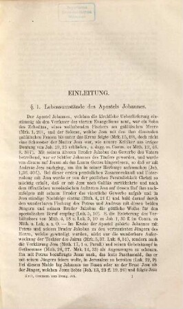 Commentar über das Evangelium des Johannes
