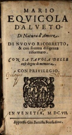 Libro di Natura d'Amore