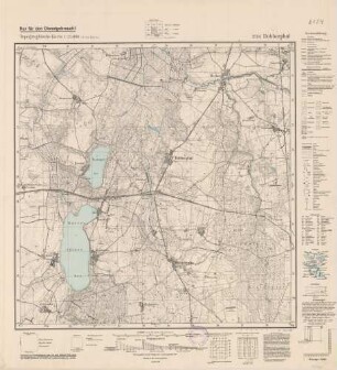 2154 (alte Nr.: 771) Dobberphul, Topographische Karte 1:25000 (4cm - Karte)