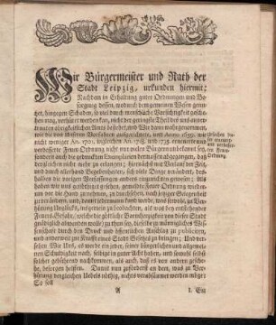 [Leipziger Feuer-Ordnung.]