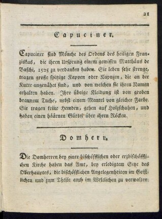 Capuciner.