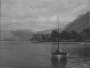 Segelboot : Segelboot in der Bucht von Kotor