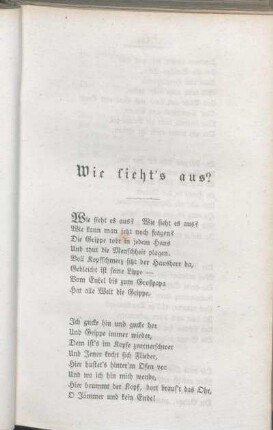 Wie sieht's aus?