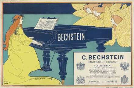 C. Bechstein Pianoforte-Fabrikant Hoflieferant, vor 1897