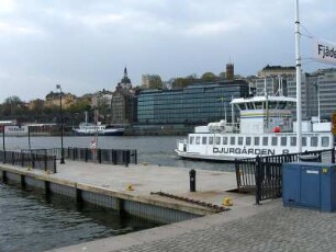 Stockholm: Hafenbereich mit Blick nach Södermalm