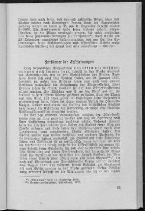 Fortdauer der Erscheinungen