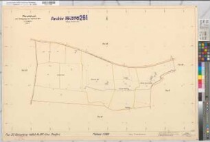 Steinfurt (Burgsteinfurt), Umlegung Hollich, Bl.9 Planabdruck Flur 26