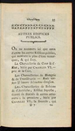 Autres Edifices Publics