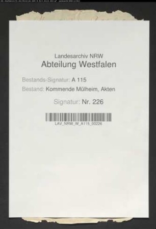 "Verzeichnis der Zehntpflichtigen" zu Waldhausen.