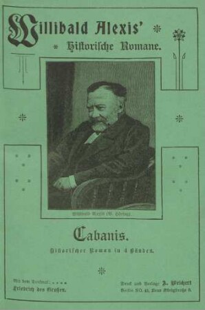 Porträt: Willibald Alexis
