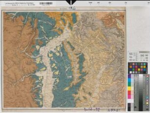 Rheinprovinz Westfalen (Provinz) geologische Karte der Rheinprovinz und der Provinz Westfalen auf Grundlage der v. Dechenschen Geologischen Karte und der Königlichen Generalstabs Karte 32. Sektion Perl