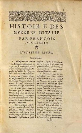 Histoire des guerres d'Italie, 2