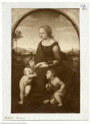 Maria mit dem Kind und dem Johannesknaben (La Belle Jardinière)