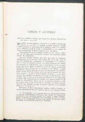 Sobre los problemas sociales, por Carlos Vaz Ferreira