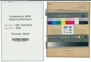 Entnazifizierung Albert Schuster , geb. 11.02.1895 (Bergmann)