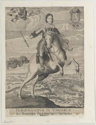 Bildnis des Ferdinandvs III., Erzherzog von Österreich und römisch-deutscher Kaiser