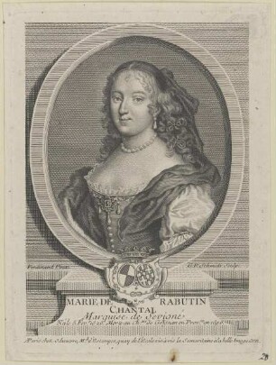 Bildnis der Marie de Rabutin Chantal