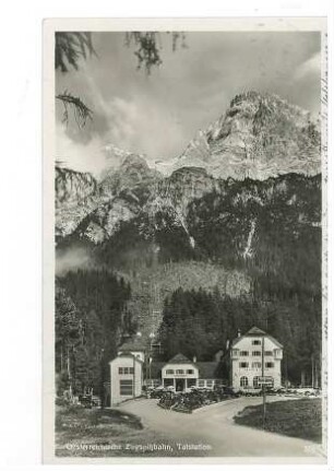 Talstation der österreichischen Zugspitzbahn