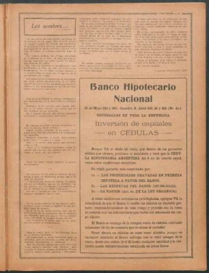 Los nombres...