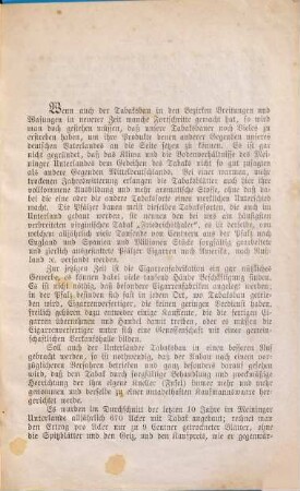 Der Tabaksbau im Meininger Unterland nach vielseitig gemachten Erfahrungen