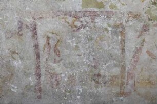 Szenen aus Heiligenlegenden — Malerei an der nördlichen Tonnenwand — Wandbild