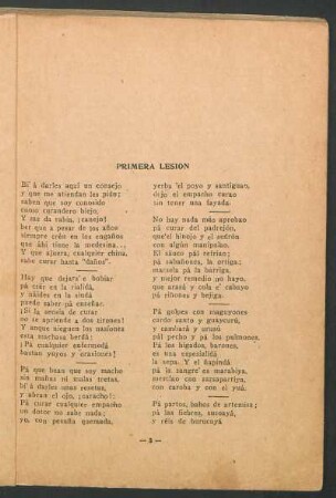 Primera lesión