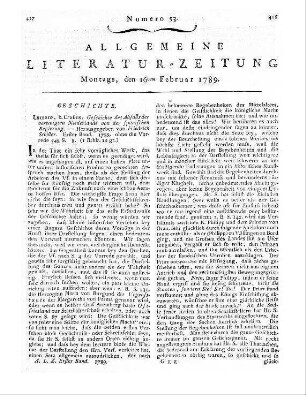 Schiller, F.: Geschichte des Abfalls der vereinigten Niederlande von der spanischen Regierung. Bd.1. Leipzig : Crusius 1788