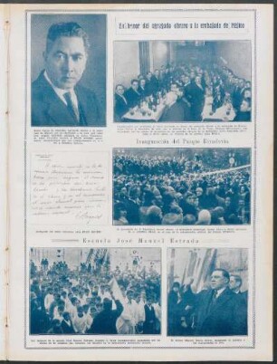Inauguración del Parque Rivadavia