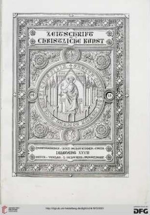 28: Zeitschrift für christliche Kunst
