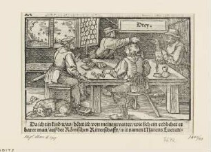 Drey, aus: "OFFICIA M.T.C. EJn Bůch So Marcus Tullius Cicero der Römer zu seynem Sun Marco von den Tugentsamen Ämptern [...]", Augsburg 1545