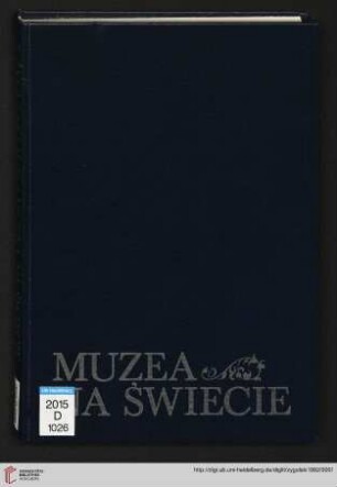Muzea na świecie : wstęp do muzealnictwa