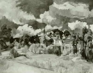 Wolken über der Lößnitz