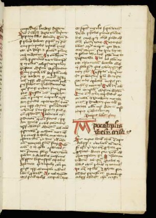 Textus. Incipit liber primus