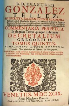 Commentaria perpetua in singulos textus quinque librorum decretalium, 5