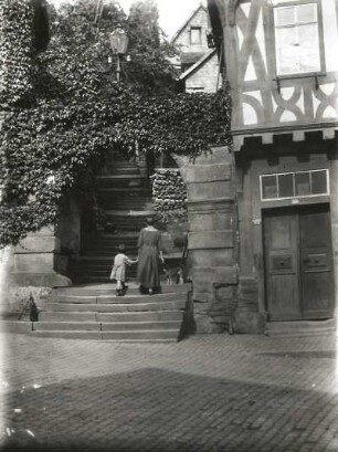 Miltenberg, Burgtor : Miltenberg. Burgtor. Ansicht vom Marktplatz
