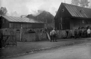 Brand des Häßler-Hauses (Bäckerei)