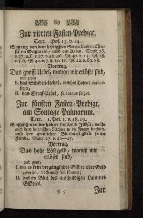 Zur vierten Fasten-Predigt.