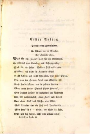 Herodes der Große : in zwei Stücken, 2. Herodes und seine Söhne