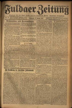 Ausgabe vom Mittwoch, den 30. Januar 1929.