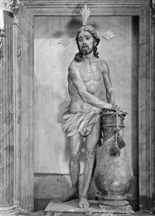 Nebenaltar, Detail: Christus an der Geißelsäule