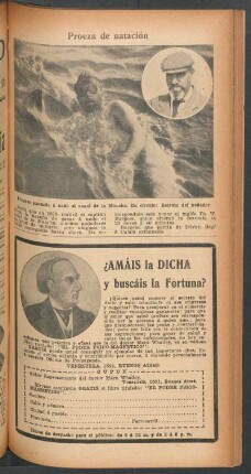 Proeza de natación - [Ilustración]
