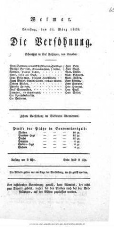 Die Versöhnung